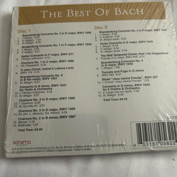 Orange and Brown Classical Music CD Collection - Picture 5 of 8